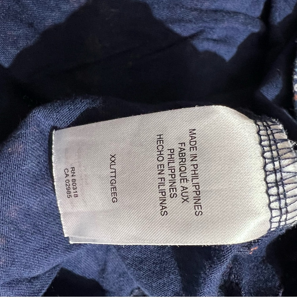 Lucky Brand Navy Floral Blouse - Picture 5 of 5